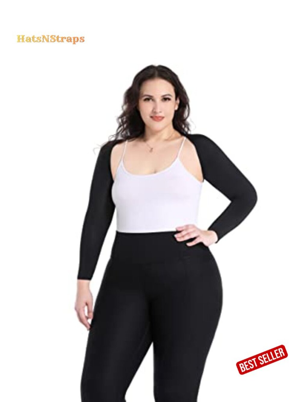 Plus Size Cooling Shawl Arm Sleeves Sun Protection Breathable Anti-UV Golf Shrug